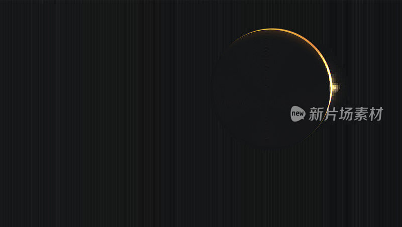 Solar eclipse, astronomical phenomenon - full sun eclipse. Natural phenomenon when Moon passes between planet . The planet covering the Sun in eclipse. Template for your cover, poster and cards